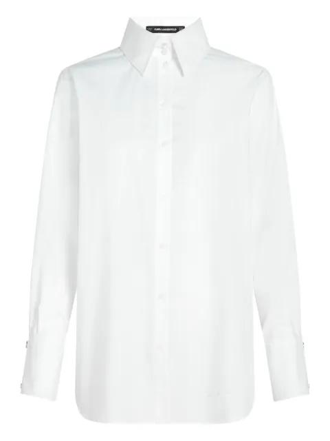 press-stud detailing shirt by KARL LAGERFELD