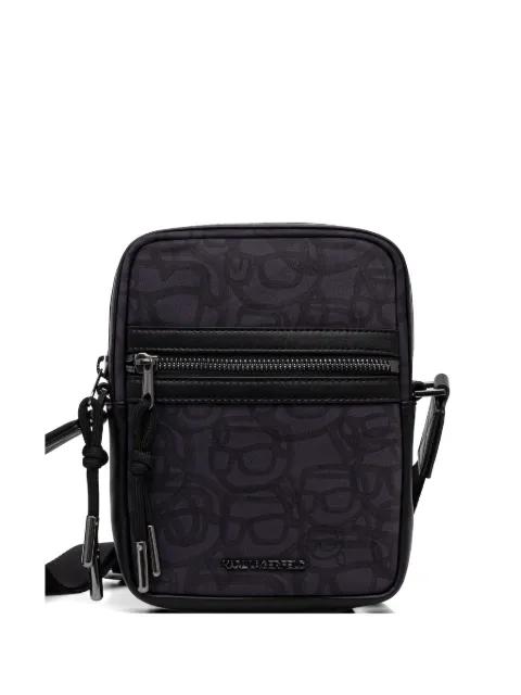 print-detail belt bag by KARL LAGERFELD