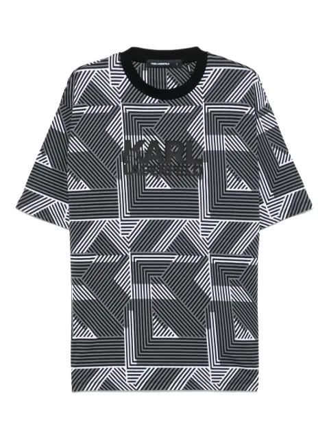 printed T-shirt by KARL LAGERFELD