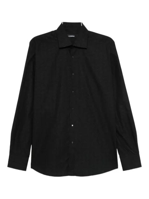 printed cotton shirt by KARL LAGERFELD