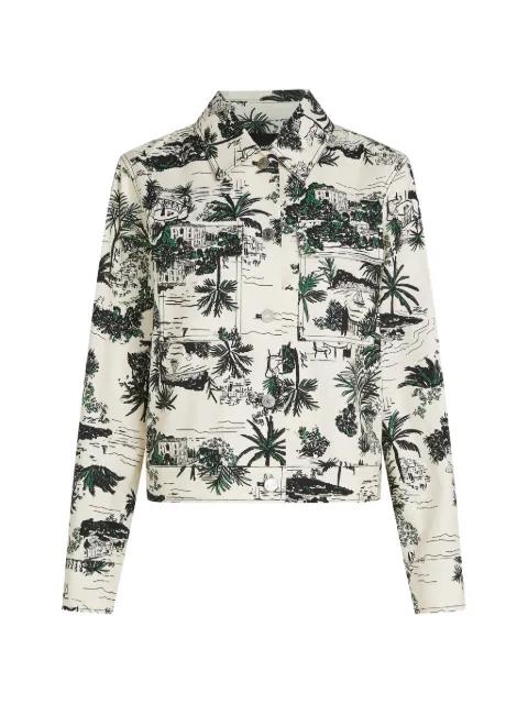 printed jacket by KARL LAGERFELD