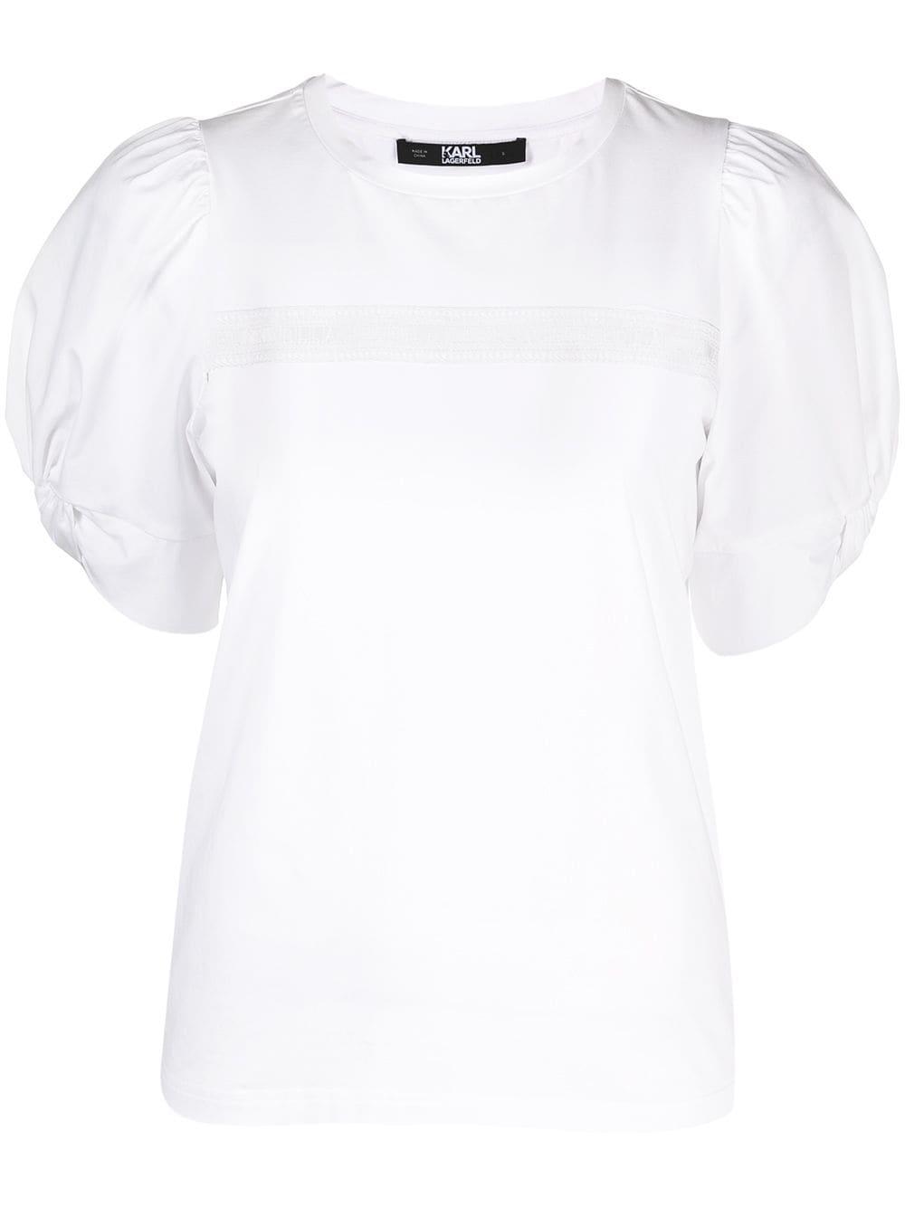 puffy sleeve T-shirt by KARL LAGERFELD