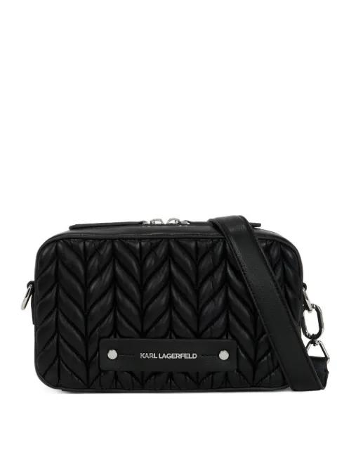 quilted cross body bag by KARL LAGERFELD