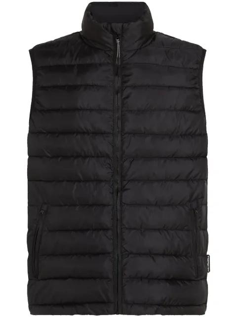 quilted gilet by KARL LAGERFELD