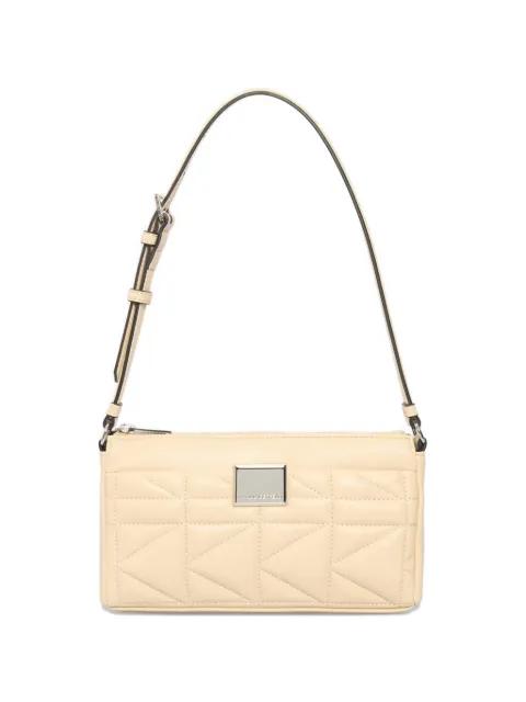 quilted logo shoulder bag by KARL LAGERFELD