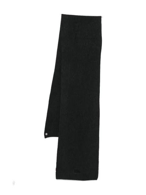 ribbed cotton scarf by KARL LAGERFELD