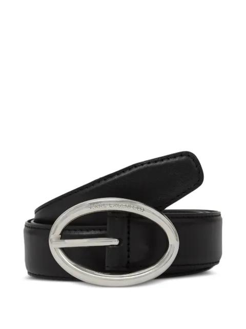rounded buckle belt by KARL LAGERFELD