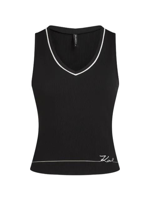signature V-neck lounge loungewear by KARL LAGERFELD