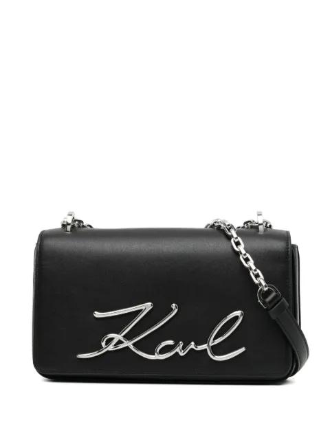 signature chain cross body bag by KARL LAGERFELD