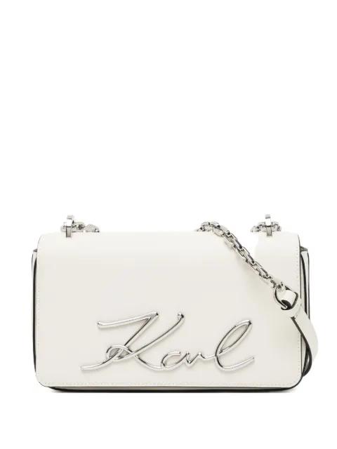 signature chain cross body bag by KARL LAGERFELD