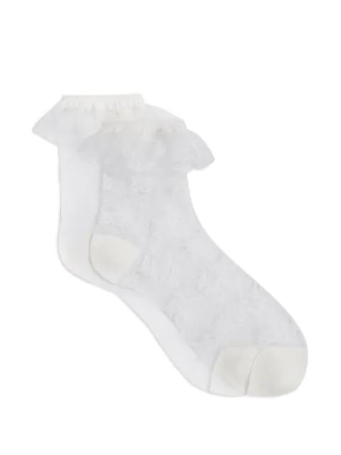 signature ruffle socks by KARL LAGERFELD