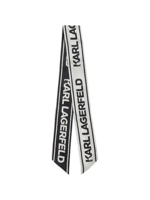 silk scarf by KARL LAGERFELD