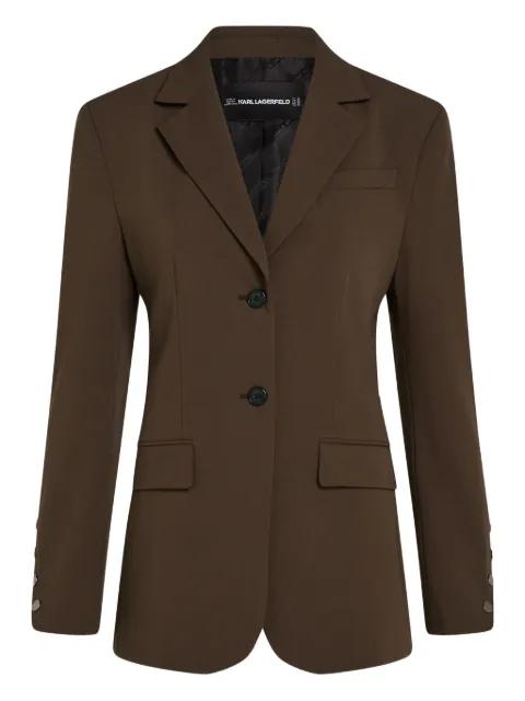 single-breasted blazer by KARL LAGERFELD