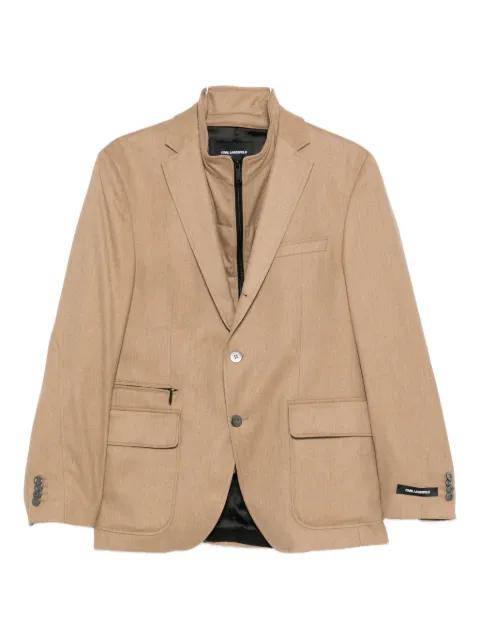 single-breasted blazer by KARL LAGERFELD