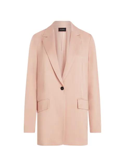 single-breasted fluid blazer by KARL LAGERFELD