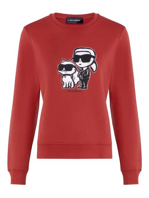 sketch-print sweater by KARL LAGERFELD