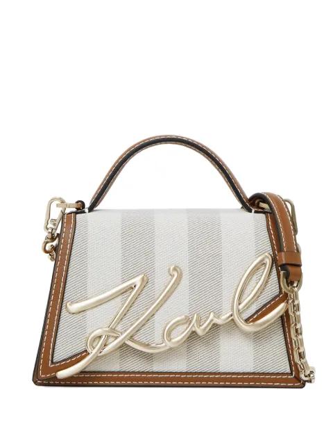 small K/Signature cross body bag by KARL LAGERFELD