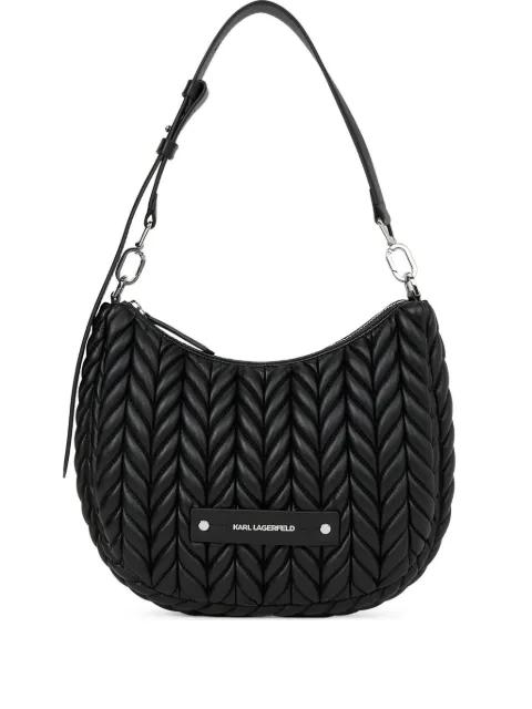 small K/Weave tote bag by KARL LAGERFELD