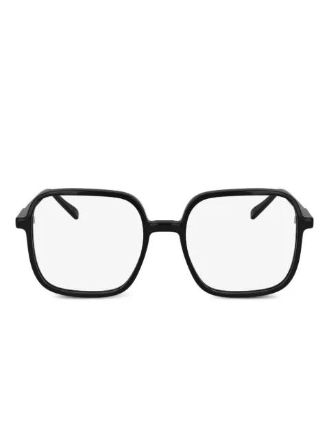 square-frame glasses by KARL LAGERFELD
