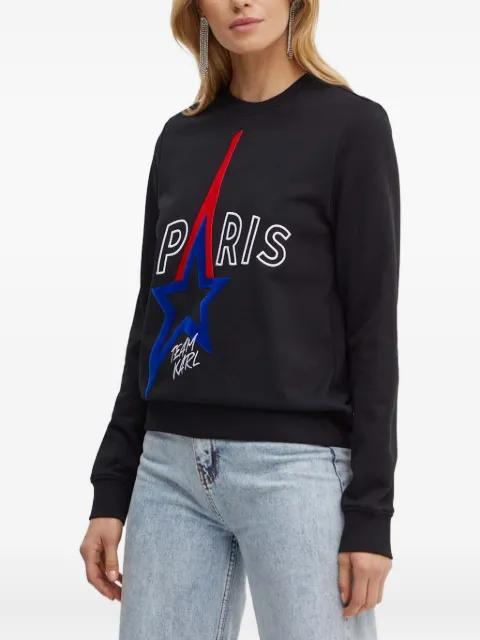 star-motif sweatshirt by KARL LAGERFELD
