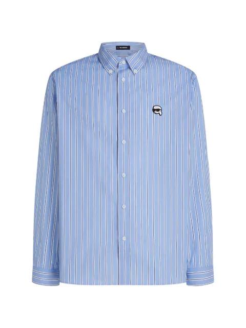 stripe-pattern shirt by KARL LAGERFELD