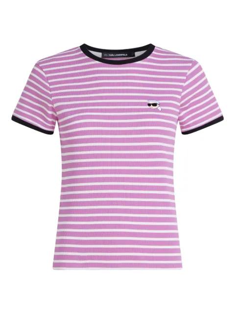 striped T-shirt by KARL LAGERFELD