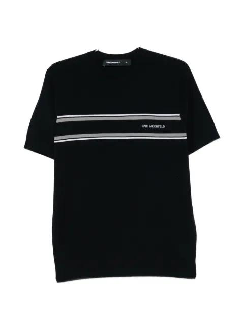 striped T-shirt by KARL LAGERFELD