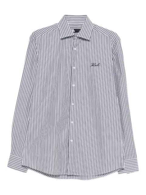 striped logo shirt by KARL LAGERFELD