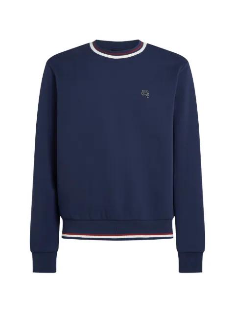 striped neck Ikon sweatshirt by KARL LAGERFELD