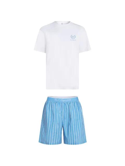 striped shorts pajama by KARL LAGERFELD