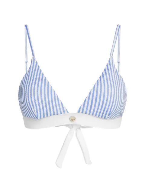 stripped bikini top by KARL LAGERFELD
