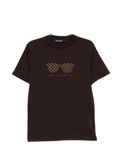 sunglasses graphic T-shirt by KARL LAGERFELD
