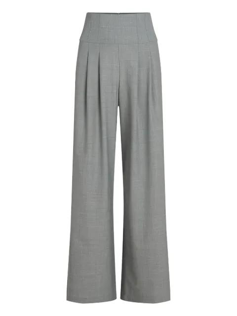 tailored wide-leg trousers by KARL LAGERFELD
