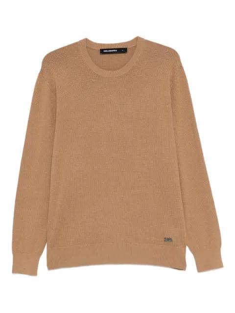 textured jumper by KARL LAGERFELD