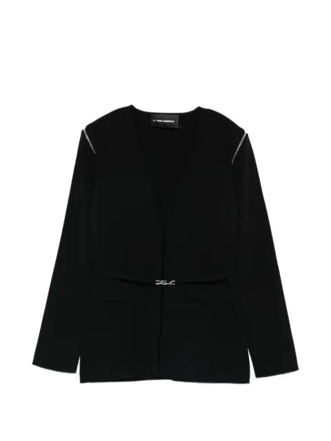 transformer V-neck cardigan by KARL LAGERFELD