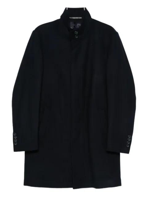 wool blend single breasted coat by KARL LAGERFELD