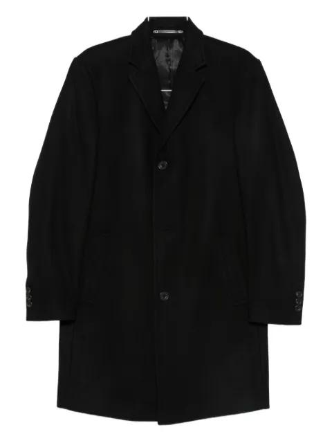 wool blend single-breasted coat by KARL LAGERFELD