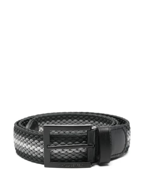 woven buckle belt by KARL LAGERFELD