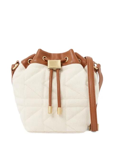 x Amber Valletta quilted bucket bag by KARL LAGERFELD
