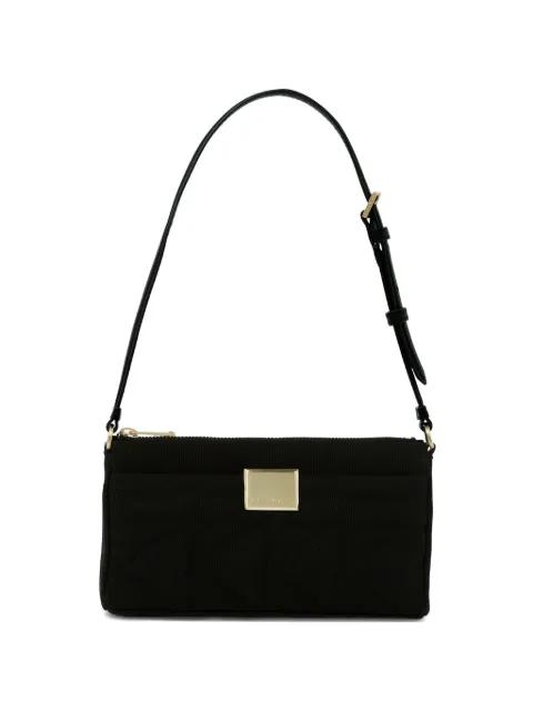 x Amber Valletta small logo-plaque shoulder bag by KARL LAGERFELD