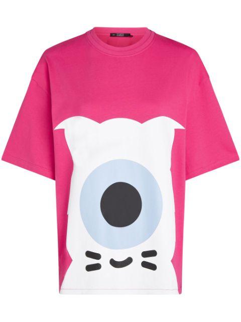 x Darcel Disappoints organic-cotton T-shirt by KARL LAGERFELD