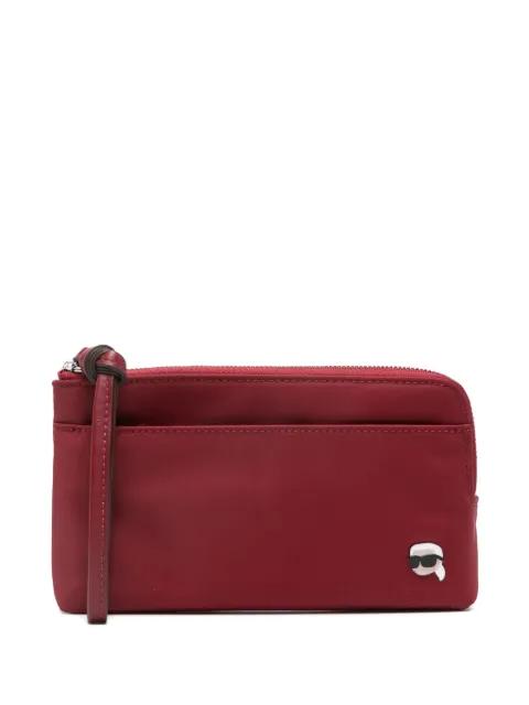 zip-fastening pocket wallet by KARL LAGERFELD