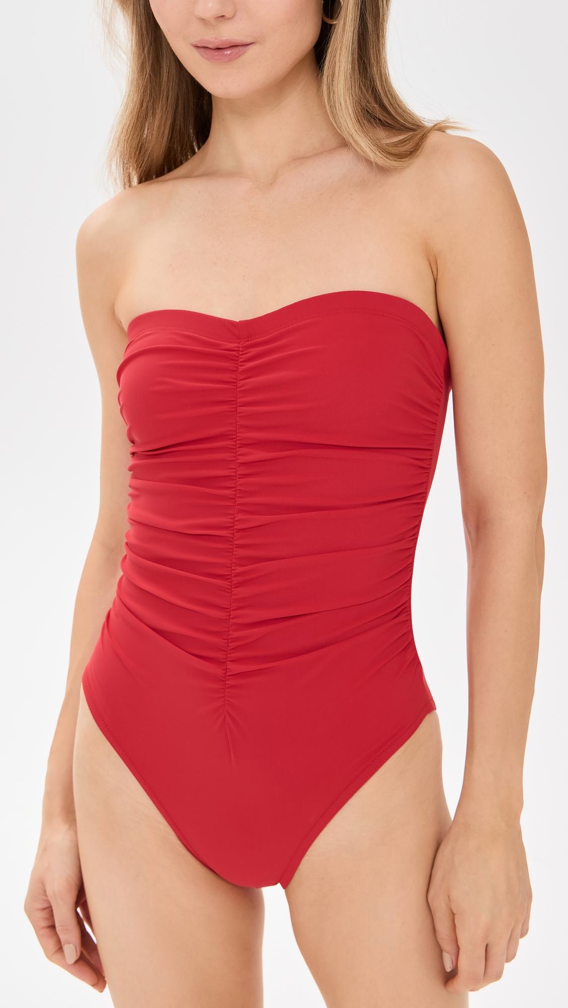 Basics Bandeau One Piece with Shelf Bra by KARLA COLLETTO