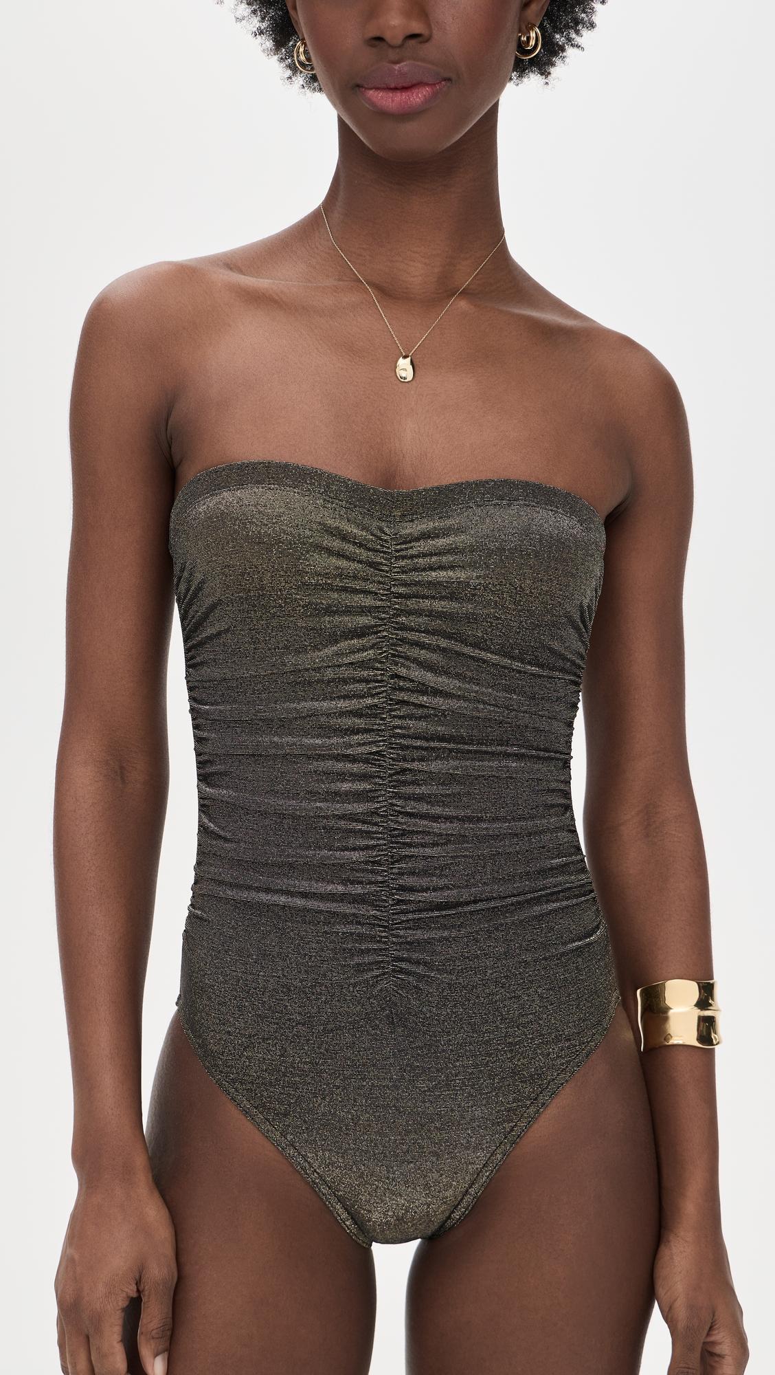 Helena Bandeau One Piece with Shelf Bra by KARLA COLLETTO
