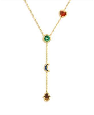 Celestial Wisdom Multi-Symbol Necklace by KARMA&LUCK