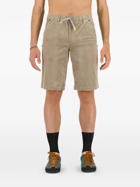 Lares drawstring-fastening corduroy shorts by KARPOS