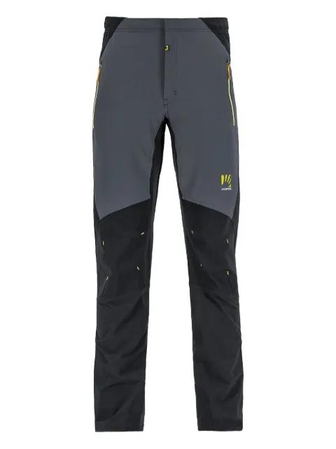 logo-print performance trousers by KARPOS