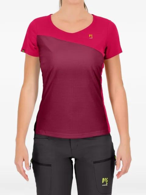 v-neck panelled T-shirt by KARPOS