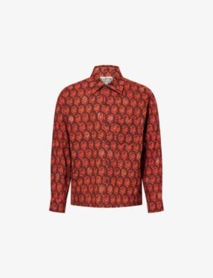 Patterned Box Cotton Shirt by KARTIK RESEARCH