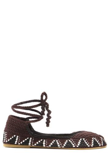 Crochet ballerina flats by KASHURA
